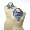 Light Blue Ellison Bay Wet Dyed Polyester Scarf - 8"x45"